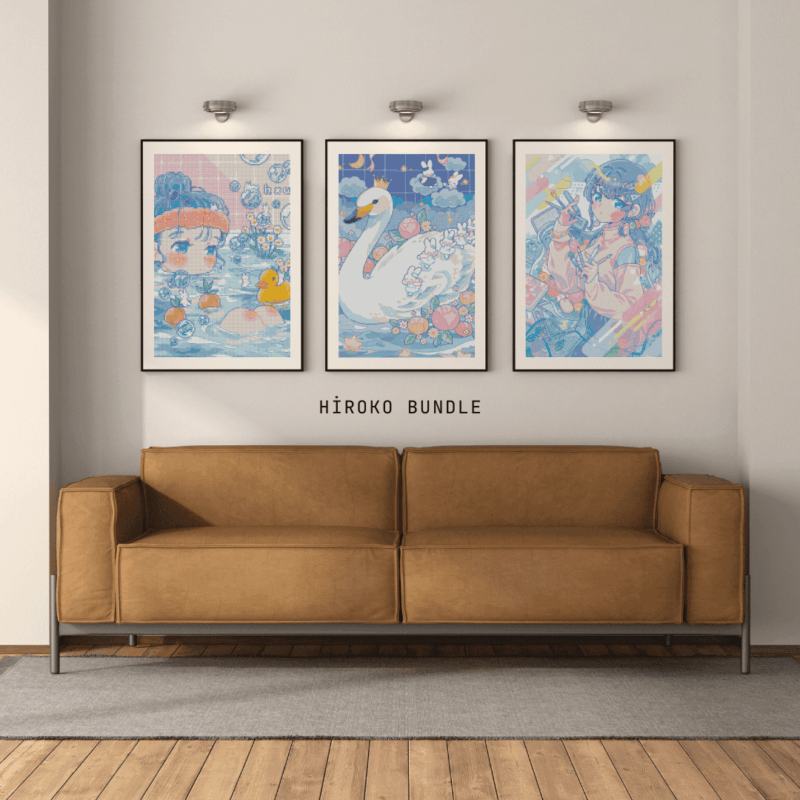 Hiroko Bundle 50x70 56 Farben + Fairy Dust