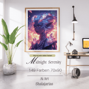 Gemstone Sovereign by Shalajarias 70x90 147 Farben | Ai Art
