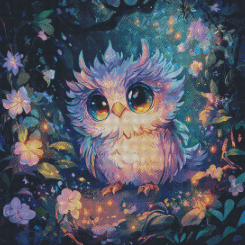 Plüschling - Uhuwu by Sakura Cherry ai 50x50 | Ai Art