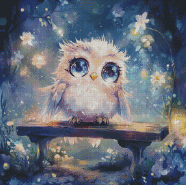Plüschling - Uhuwara by Sakura Cherry ai 50x50 | Ai Art