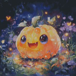 Plüschling - Körbis by Sakura Cherry ai 50x50 | Ai Art