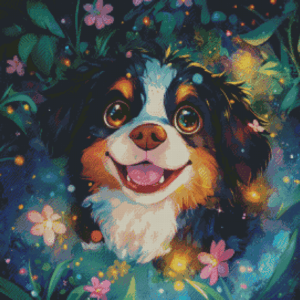 Plüschling - Börchi Wutz by Sakura Cherry ai 50x50 | Ai Art