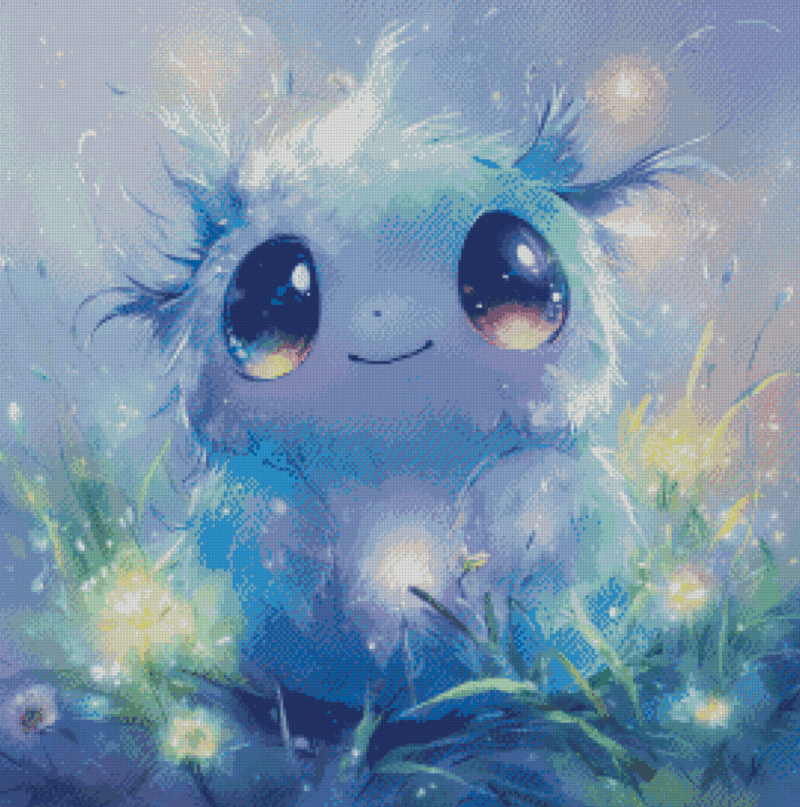 Plüschling – Dippy by Sakura Cherry ai 50x50 | Ai Art