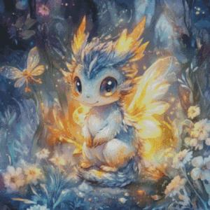 Plüschling - Dreani by Sakura Cherry ai 50x50 | Ai Art