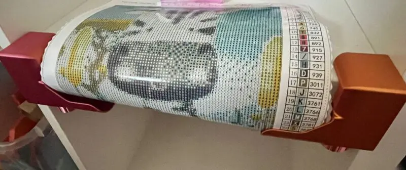 Leinwand Tischrollenhalterung