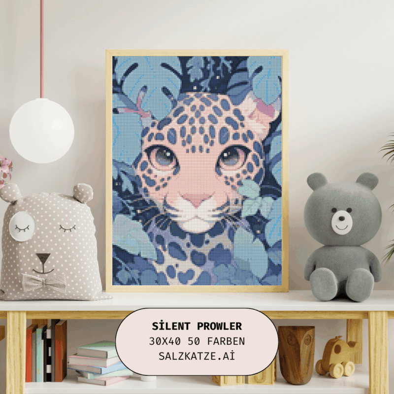 Silent Prowler by Salzkatze.ai 30x40 50 Farben | Ai Art