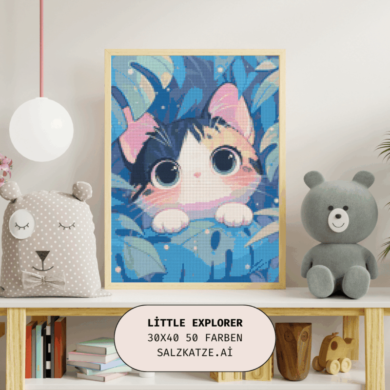 Little Explorer by Salzkatze.ai 30x40 50 Farben | Ai Art