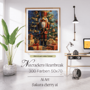 Nutcrackers Heartbreak by Sakura.Cherry ai 50x70 300 Farben | Ai Art