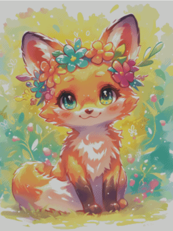 Petals and Paws by Shalajarias 50x70 56 Farben