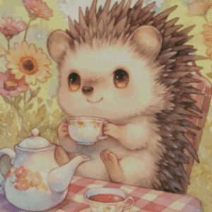 Prickles and Porcelain by Shalajarias 50x70 56 Farben