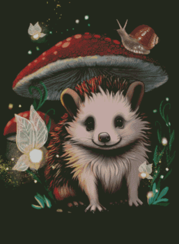 Igel by TinyTami 50x70 56 Farben