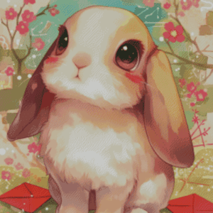 Tierkreiszeichen Kaninchen by Shalajarias 50x60 56 Farben