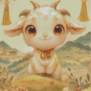 Tierkreiszeichen Ziege by Shalajarias 50x60 56 Farben