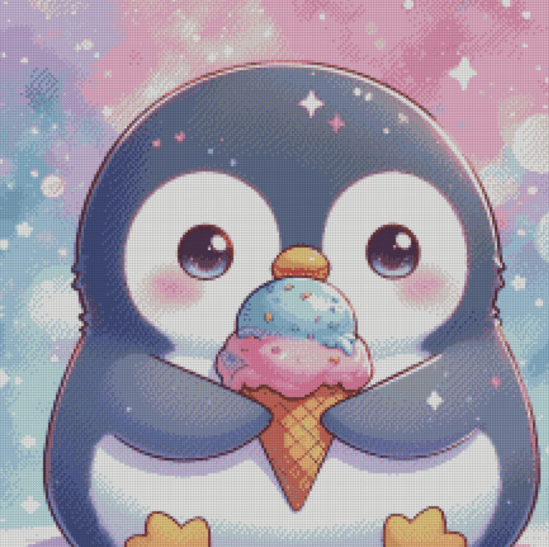 Icy Delights by salzkatze.ai 40x40 56 Farben