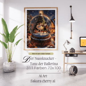 Der Nussknacker - Tanz der Ballerina by Sakura Cherry ai 70x100 311 Farben | Ai Art