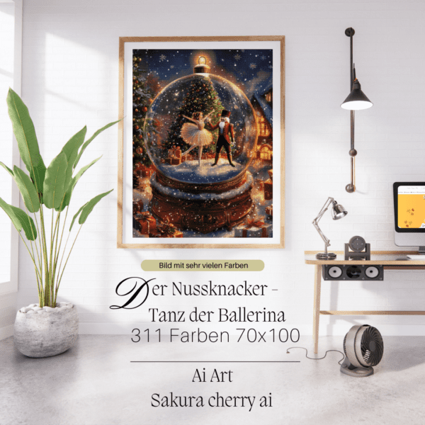 Der Nussknacker - Tanz der Ballerina by Sakura Cherry ai 70x100 311 Farben | Ai Art
