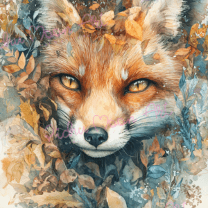 Autumn Fox by Sakura.Cherry ai 50x70 150 Farben | Ai Art