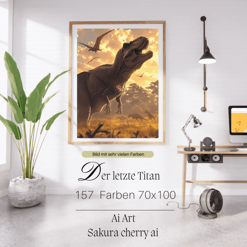 Der letzte Titan by Sakura Cherry ai 70x100 157 Farben | Ai Art