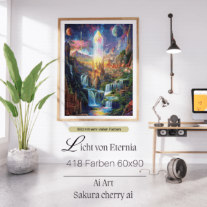 Licht von Eternia by Sakura.Cherry ai 60x90 418 Farben | Ai Art
