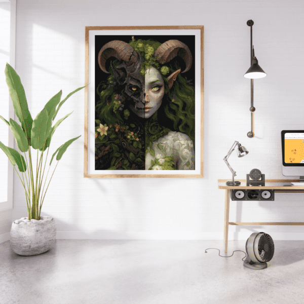Bloom and Bone by Shalajarias 50x70 80 Farben | Ai Art – Bild 2