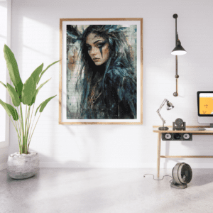 Amara by Sakura.Cherry ai 50x70 144 Farben | Ai Art