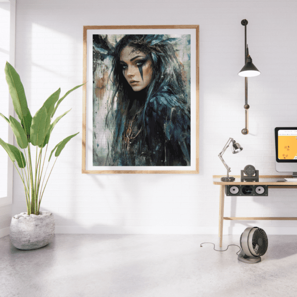 Amara by Sakura.Cherry ai 50x70 144 Farben | Ai Art