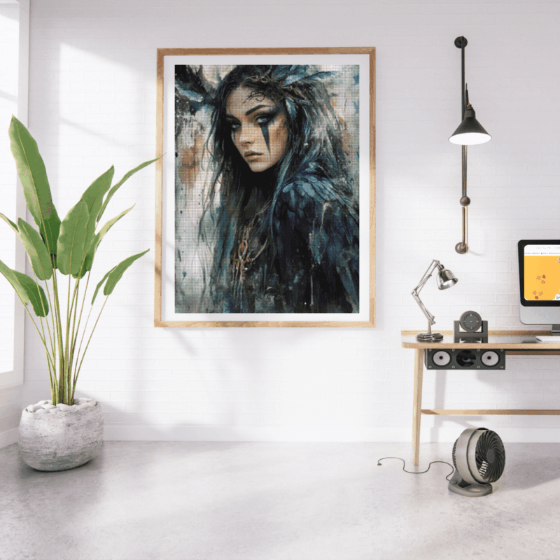 Amara by Sakura.Cherry ai 50x70 144 Farben | Ai Art