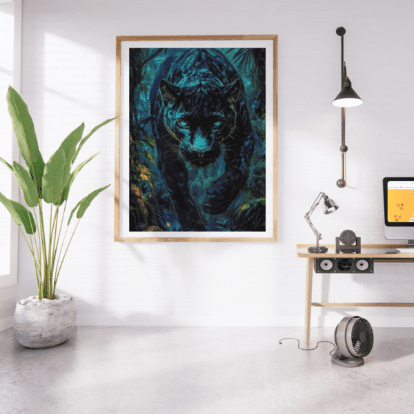 Jungle Phantom by Salzkatze.ai 50x80 52 Farben | Ai Art – Bild 2