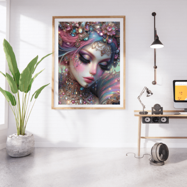 Aurora Queen by Lexxy 80×100 210 Farben | Ai Art – Bild 2