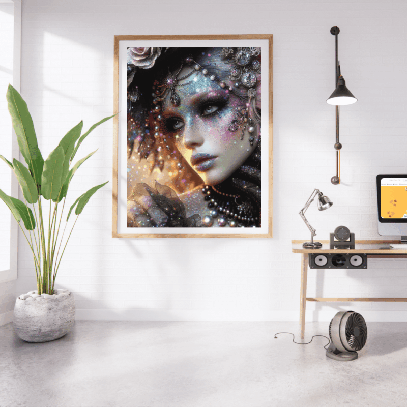 Starlit Empress by Lexxy 80x100 222 Farben | Ai Art