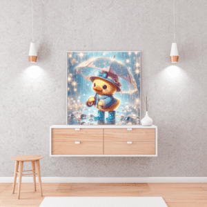 Das Regenlied der Federfee by Lexxy 50x50 145 Farben | Ai Art