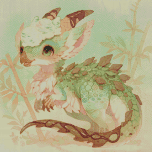 Minty Choc Muncher by Shalajarias 50x50 56 Farben