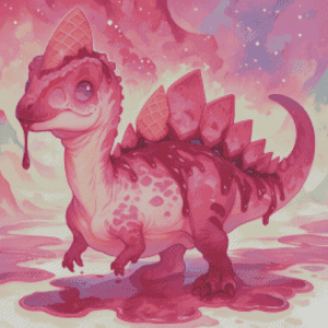 Raspberry Ripple Roar by Shalajarias 50x50 56 Farben