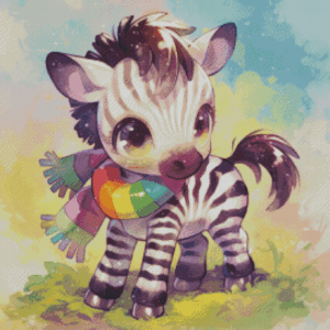 Stripey Prism by Shalajarias 50x50 56 Farben