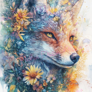 Blütenwächter by Sakura.Cherry ai 50×70 70 Farben | Ai Art