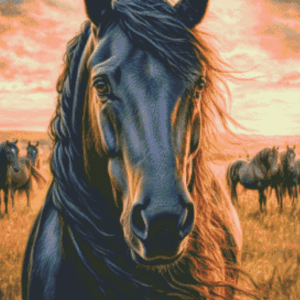 Untamed Grace by Salzkatze.ai 50x70 56 Farben