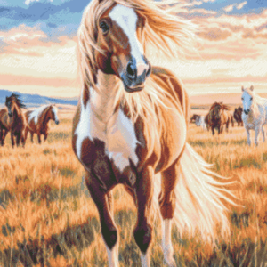 Wild & Free by Salzkatze.ai 50x70 56 Farben