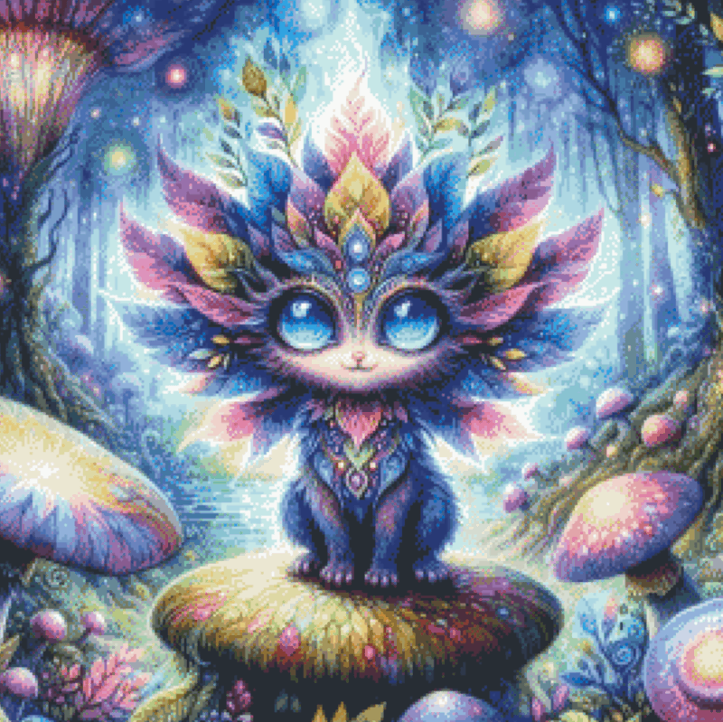 Blütenmeer by Finira 50x50 56 Farben | Ai Art