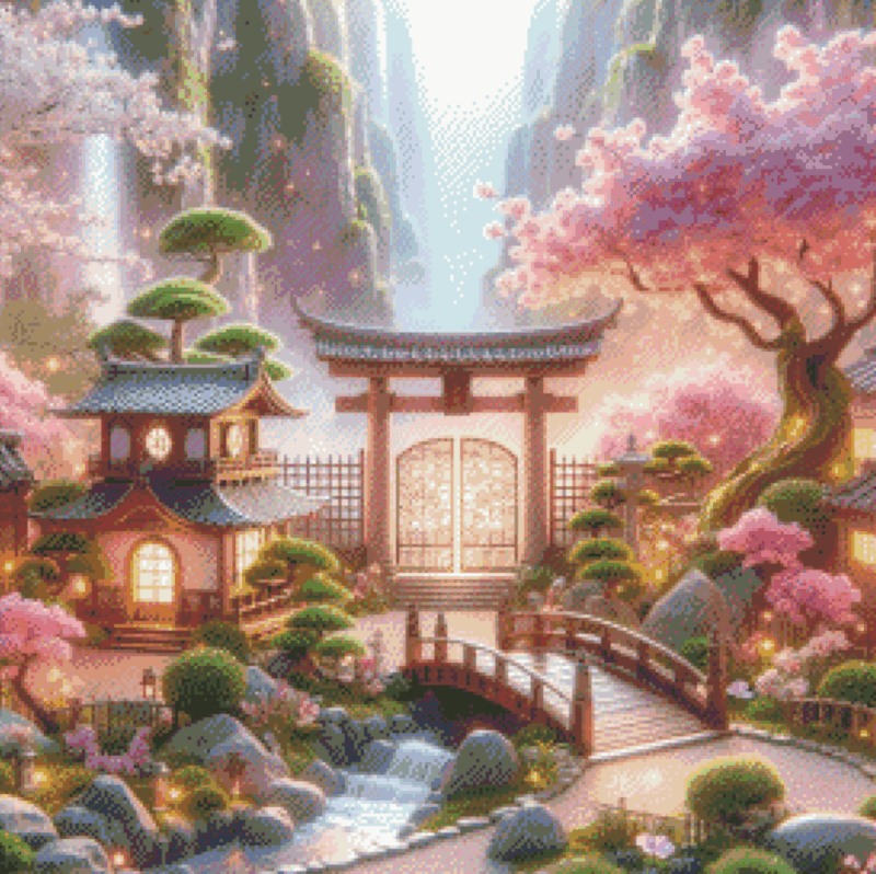 Jade Lantern Street by Lexxy ai 50x50 56 Farben