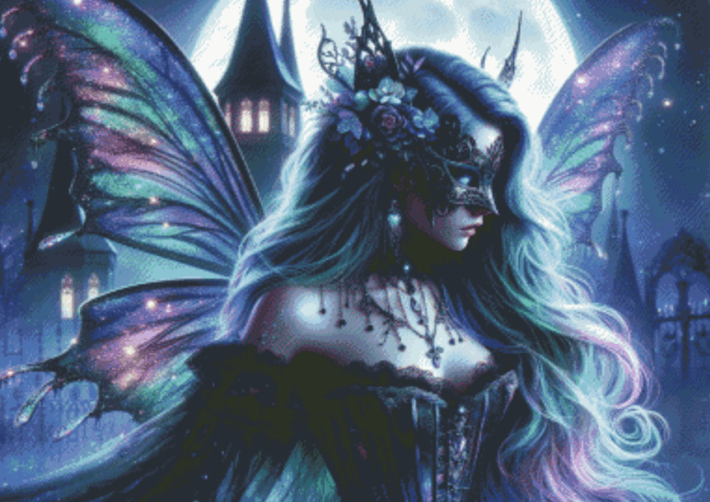 Moonlit Masquerade by Lexxy ai 50x60 56 Farben