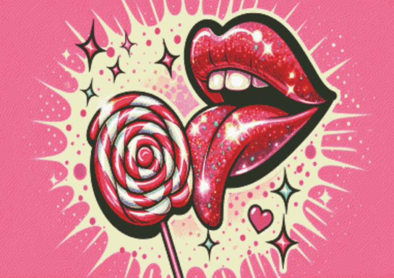 Sugar Pop by Lexxy ai 50×70 56 Farben