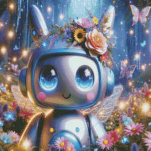 Fairybot Dream by Lexxy ai 50×70 56 Farben