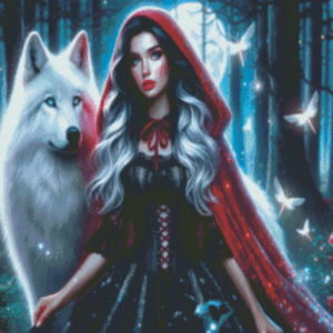 Scarlet Moon Huntress by Lexxy ai 50×70 56 Farben