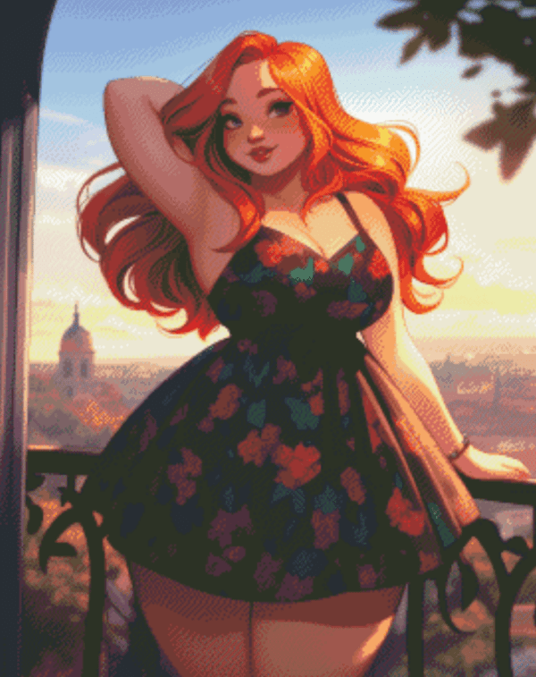 Balcony Belle by Shalajarias 50x60 56 Farben