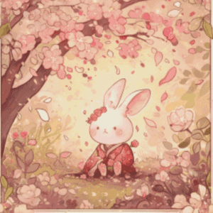 Tarot Card : cherry blossom by Shalajarias 50x60 56 Farben