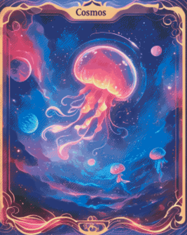 Tarot Card : cosmos by Shalajarias 50x60 56 Farben