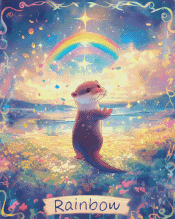 Tarot Card : Rainbow by Shalajarias 50x60 56 Farben
