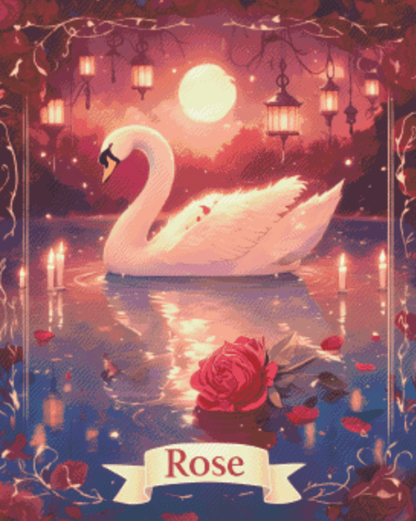 Tarot Card : Rose by Shalajarias 50x60 56 Farben