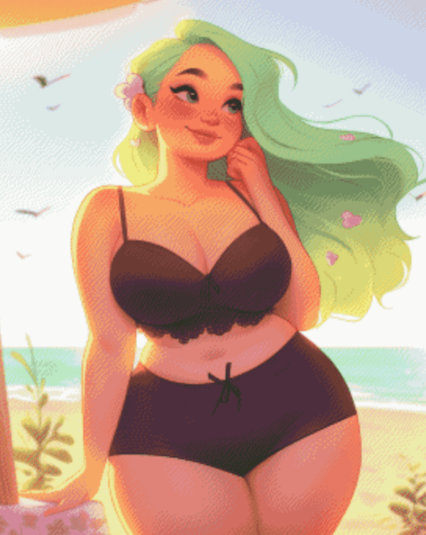 Seafoam Daydream by Shalajarias 50x60 56 Farben