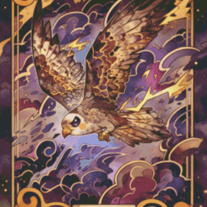 Tarot Card : Storm by Shalajarias 50x60 56 Farben